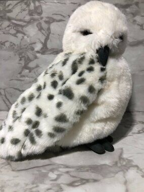 Universal Studios Harry Potter Hedwig the Owl Plush Puppet turning head Talks